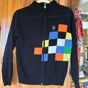 Vintage y2k sporty gold zip up Size M